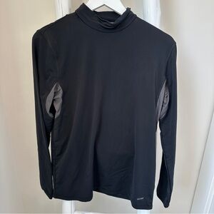 Champion Duo Dry Black Performance Long Sleeve Shirt Size Medium